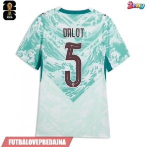 Lacne Ženy Futbalové dres Portugalsko Diogo Dalot #5 MS 2026 Krátky Rukáv - Preč